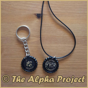 Lot Necklace + Keychain "The Alpha Project"